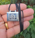 Taweet Locket Allah Muslim Secret Compartment Nazar Protection Islamic Pendant TTT31M