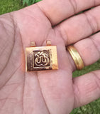 Taweet Locket Allah Muslim Secret Compartment Nazar Protection Islamic Pendant TTT31M