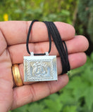 Allah Taweet Mosque Locket Muslim Pendant Talisman Evil Eye Nazar Protection TTT22
