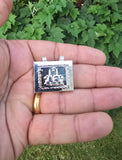 Allah Taweet Mosque Locket Muslim Pendant Talisman Evil Eye Nazar Protection TTT22