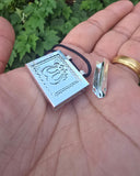 Allah Taweet Mosque Locket Muslim Pendant Talisman Evil Eye Nazar Protection TTT22