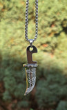 Stainless Steel Kirpan Pendant Sikh Necklace Chain Singh Kaur Unisex Punjabi AAA