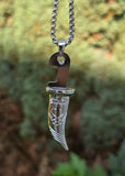 Sikh Kirpan Pendant Necklace Steel Khanda Singh Gold or Silver Plated Sikh Gift Punjabi AAA