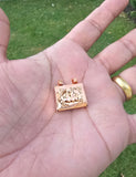 Mini Taweez Allah Locket Taviz Evil Eye Protection Muslim Islamic Nazar Pendant C34