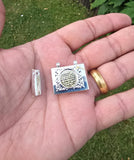 Mini Taweez Allah Locket Aytal Kursi Taviz Nazar Shield Muslim Islamic Pendant C35 Evil Eye Protection Unisex
