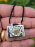 Mini Taweez Allah Locket Aytal Kursi Taviz Nazar Shield Muslim Islamic Pendant C35 Evil Eye Protection Unisex