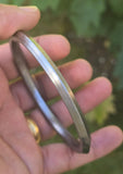 Sarbloh Kara One Edge Pure Iron Kada Sikh Bangle Khalsa Bracelet Handmade D5 New Traditional UnisexKarha