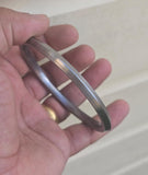 Sarbloh Kara One Edge Pure Iron Kada Sikh Bangle Khalsa Bracelet Handmade D5 New Traditional UnisexKarha