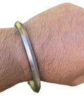 Sarbloh Kara One Edge Pure Iron Kada Sikh Bangle Khalsa Bracelet Handmade D5 New Traditional UnisexKarha