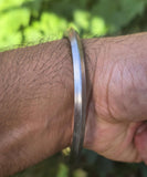 Sarbloh Kara One Edge Pure Iron Kada Sikh Bangle Khalsa Bracelet Handmade D5 New Traditional UnisexKarha