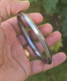 Sarbloh Kara One Edge Pure Iron Kada Sikh Bangle Handmade Bracelet Khalsa Unisex Traditional Bracelet DD21