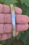 Sarbloh Kara Pure Iron Flat Kada Sikh Bangle Traditional 5Ks Khalsa Bracelet F4R Unisex Gift