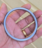 Sarbloh Kara Pure Iron Flat Kada Sikh Bangle Traditional 5Ks Khalsa Bracelet F4R Unisex Gift