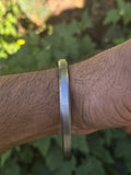 Sarbloh Kara Pure Iron Flat Kada Sikh Bangle Traditional 5Ks Khalsa Bracelet F4R Unisex Gift