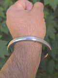 Sarbloh Kara Pure Iron Flat Kada Sikh Bangle Traditional 5Ks Khalsa Bracelet F4R Unisex Gift