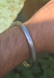 Sarbloh Kara Pure Iron Flat Kada Sikh Bangle Traditional 5Ks Khalsa Bracelet F4R Unisex Gift