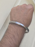 Sarbloh Kara Pure Iron Kada Flat Sikh Bangle Traditional Khalsa 5Ks Bracelet V1