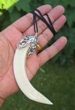 Sikh Jangli Soor Tooth Pendant Nihang Shikaar Dand Nazar Authentic Evil Eye Gift