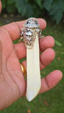 Sikh Jangli Soor Tooth Pendant Nihang Shikaar Dand Nazar Authentic Evil Eye Gift