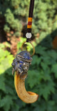 Sikh Soor Dand Authentic Antique Pendant Old Evil Eye Nazar Shield Dant Mastaney AAA-R with hanging Loop