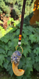 Sikh Soor Dand Authentic Antique Pendant Old Evil Eye Nazar Shield Dant Mastaney AAA-R with hanging Loop