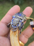 Sikh Soor Dand Authentic Antique Pendant Old Evil Eye Nazar Shield Dant Mastaney AAA-R with hanging Loop