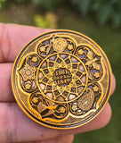 Maharaja Ranjit Singh Memorial Coin Shere Punjab Token Antique Gold Plated STOR