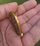 Sikh Gurbani YES NO Decision Coin Antique Gold Finish Khalsa Gift Toss Dilemma HH Singh Kaur Souvenir