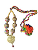 Handmade Punjabi Folk Patiala Kaintha Necklace Bhangra Gidha Cultural Jewellery Unisex