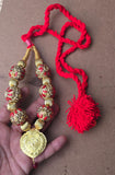 Handmade Punjabi Folk Patiala Kaintha Necklace Bhangra Gidha Cultural Jewellery Unisex