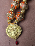 Handmade Punjabi Folk Patiala Kaintha Necklace Bhangra Gidha Cultural Jewellery Unisex