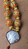 Handmade Punjabi Folk Patiala Kaintha Necklace Bhangra Gidha Cultural Jewellery Unisex