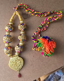 Handmade Punjabi Folk Patiala Kaintha Necklace Bhangra Gidha Cultural Jewellery Unisex