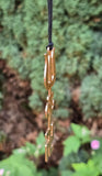 Tri Shakti Pendant Om Trishul Swastika Pure Copper Hindu Spiritual Amulet Talisman Evil Eye Protection Necklace CC53