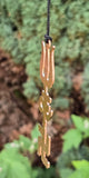 Tri Shakti Pendant Om Trishul Swastika Pure Copper Hindu Spiritual Amulet Talisman Evil Eye Protection Necklace CC53