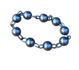 Solid Sarbloh Manka Bracelet Simrana Meditation Praying Beads Unisex Kara CC55 Loha Kada