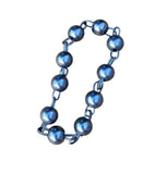 Solid Sarbloh Manka Bracelet Simrana Meditation Praying Beads Unisex Kara CC55 Loha Kada