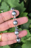 Solid Sarbloh Manka Bracelet Simrana Meditation Praying Beads Unisex Kara CC55 Loha Kada