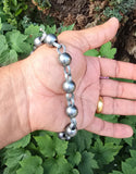 Solid Sarbloh Manka Bracelet Simrana Meditation Praying Beads Unisex Kara CC55 Loha Kada