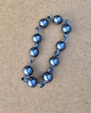 Solid Sarbloh Manka Bracelet Simrana Meditation Praying Beads Unisex Kara CC55 Loha Kada