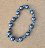 Solid Sarbloh Manka Bracelet Simrana Meditation Praying Beads Unisex Kara CC55 Loha Kada