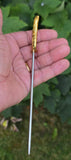 Sikh Baaj Gold Plated Stainless Steel Turban Salai Dumalla Patka Dastar Pagri Keski Hair Tucking Needle
