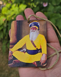 Baba Deep Singh Hanger Sikh Car Hanging Wood Pendant Shaheed  A32 Unisex Gift