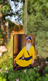 Baba Deep Singh Hanger Sikh Car Hanging Wood Pendant Shaheed  A32 Unisex Gift
