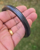 Black Iron Sarbloh Kara | Round Smooth Sikh Kada | Singh Kaur Khalsa Bangle A31