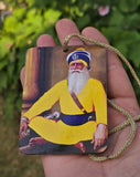 Baba Deep Singh Hanger Sikh Car Hanging Wood Pendant Shaheed  A32 Unisex Gift