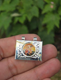 Mini Taweez Om Locket Hanuman Taviz Evil Eye Nazar Shield Hindu Pendant A33 Protection Unisex