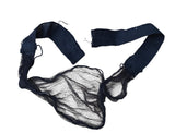 Sikh Beard Net Mesh Double Elastic Support Bombay Type Super Fine Black QQQN2