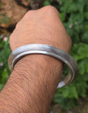 Sikh Kara Sarbloh Pure Iron Smooth Edge Chakri Kada Khalsa Warrior Bangle O6 New