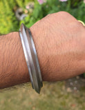Sikh Kara Sarbloh Pure Iron Smooth Edge Chakri Kada Khalsa Warrior Bangle O6 New